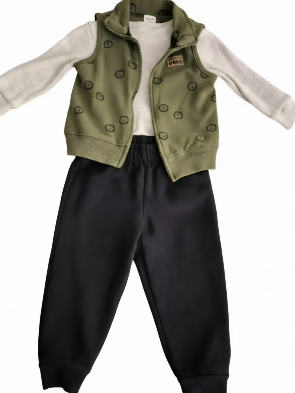 Carter's Zip Up Vest 3 Piece Play Set 18 Months